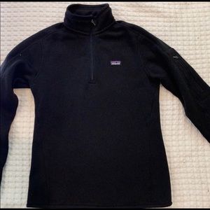 Patagonia 1/4 black zip jacket
